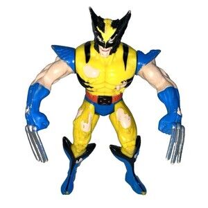 Toybiz Wolverine Action Figure Loose Battle Ravaged Marvel X-Men 1995 5" Vintage